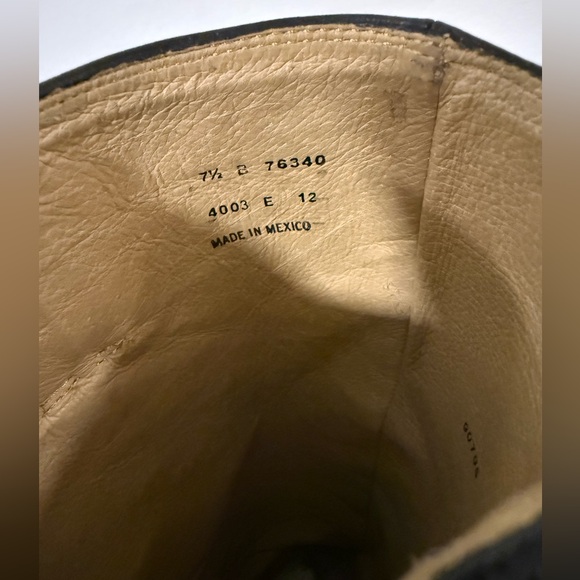 Frye Celia X-Stitch Black Leather Boots - Picture 8 of 10